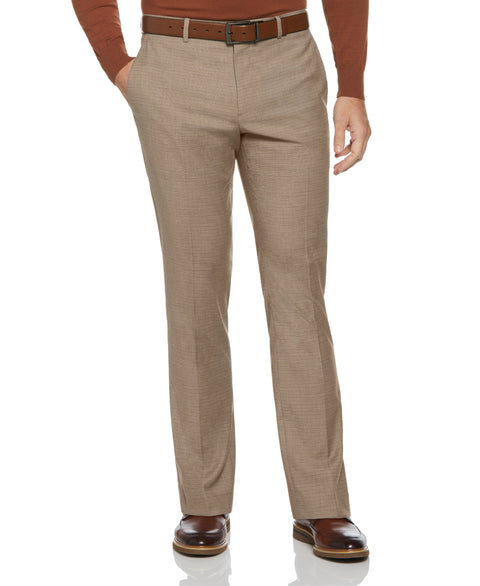 Slim Fit Fine Grid Suit Pant (Elmwood) 