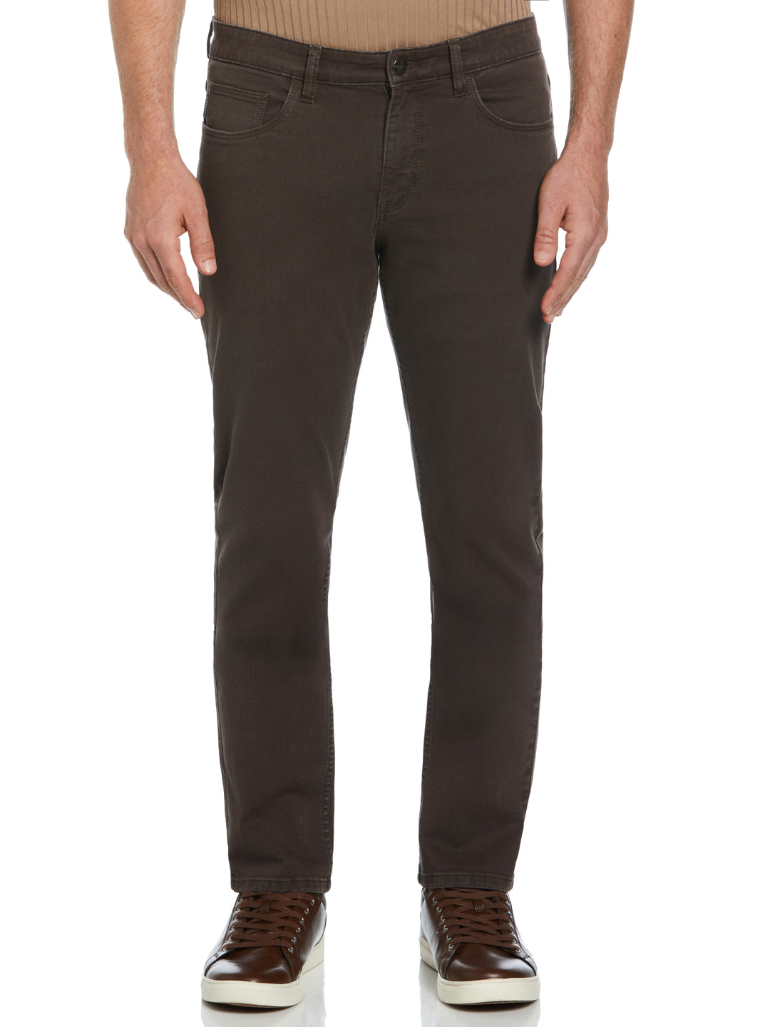Slim Fit Five Pocket Pant (Mulch) 