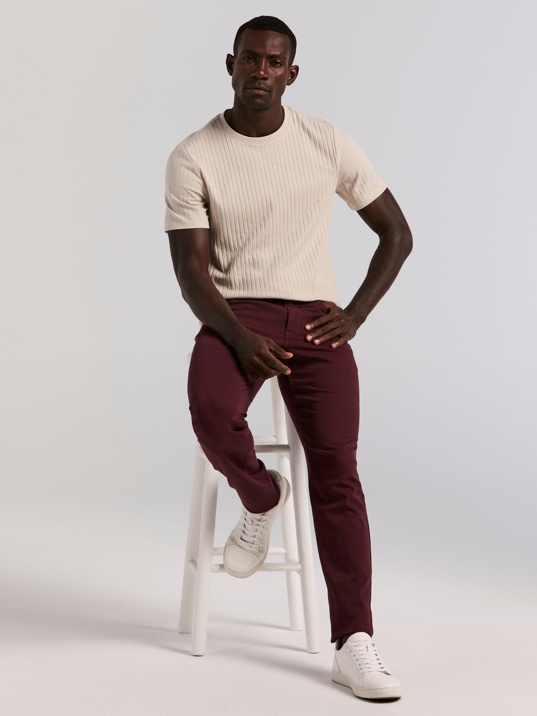 Slim Fit Five Pocket Pant (Fudge) 