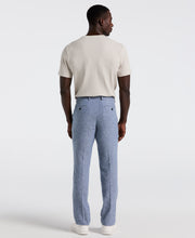 Slim Fit Flat Front Chino Pant (Bay Blue) 