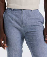 Slim Fit Flat Front Chino Pant (Bay Blue) 