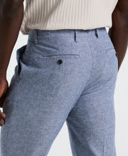 Slim Fit Flat Front Chino Pant (Bay Blue) 