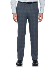 Slim Fit Flat Front Textured Pant (Vintage Blue) 