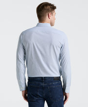 Slim Fit Float Pattern Shirt (Blue Mirage) 