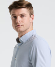 Slim Fit Float Pattern Shirt (Blue Mirage) 