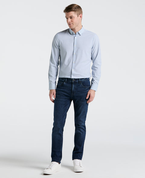 Slim Fit Float Pattern Shirt (Blue Mirage) 