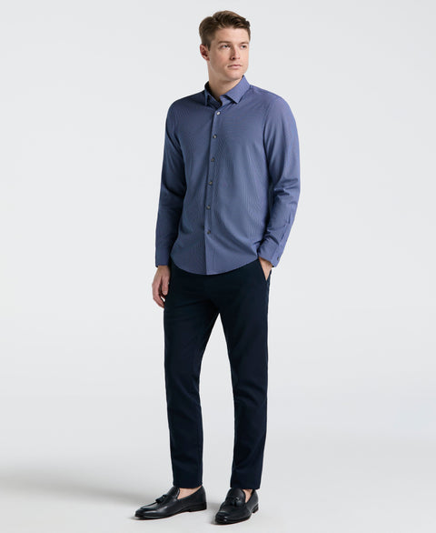 Slim Fit Float Pattern Shirt (Blue Depths) 