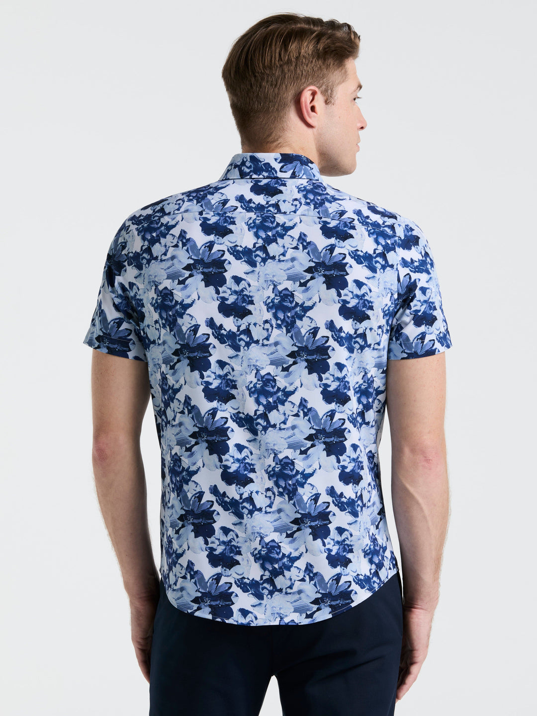 Floral Print Shirt (Blue Depths) 