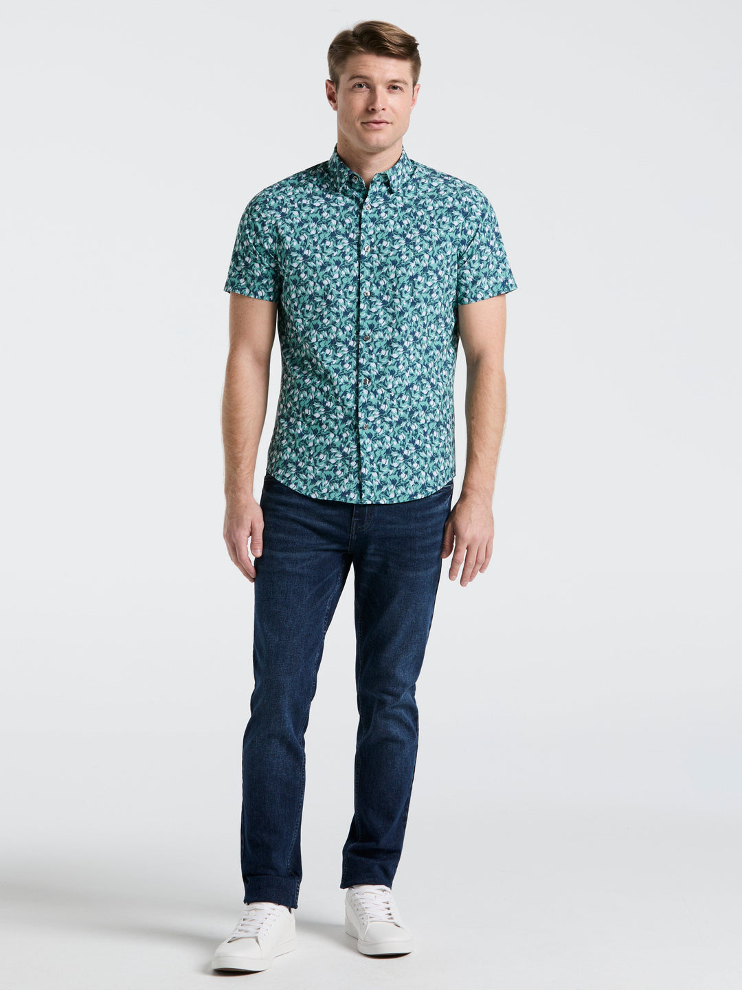 Slim Fit Floral Print Shirt Perry Ellis Slim Fit Floral Print Shirt Perry Ellis