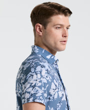 Slim Fit Floral Shirt (Blue Mirage) 