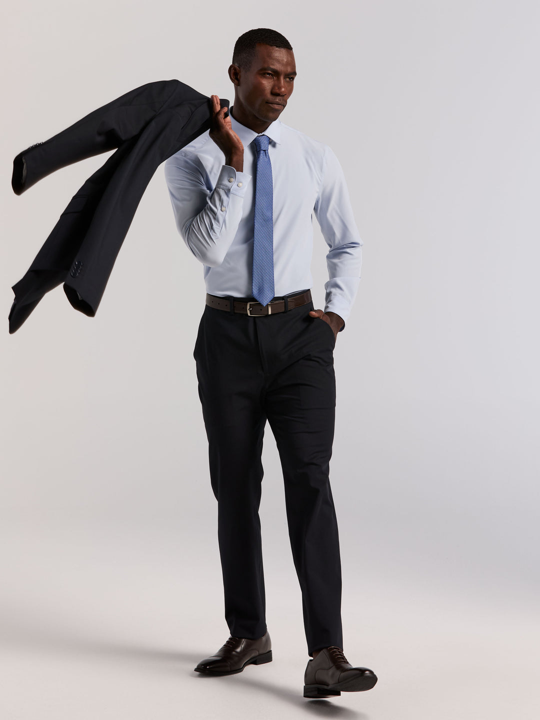 Slim Fit Gabardine Suit Jacket