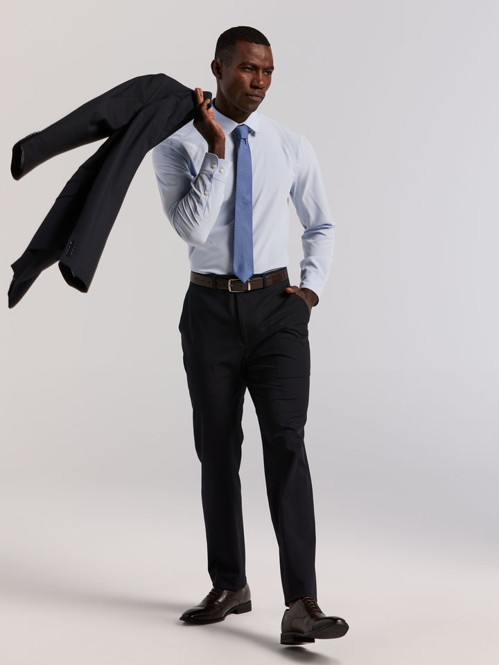 Slim Fit Gabardine Suit Jacket