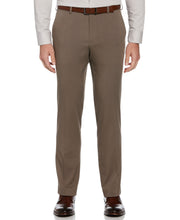 Slim Fit Herringbone Flat Front Suit Pant (Mushroom Grey) 