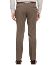 Slim Fit Herringbone Flat Front Suit Pant (Mushroom Grey) 