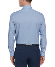 4-Way Stretch Navy Houndstooth Shirt (Navy) 