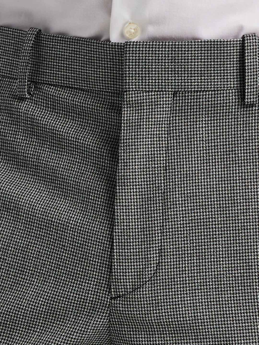 Houndstooth Slim Fit Suit Pants (Charcoal) 