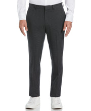 Slim Fit Houndstooth Suit Pant (Dark Charcoal) 