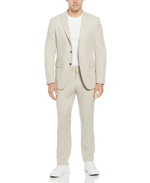 Slim Fit Island Fossil Peak Lapel Louis Suit