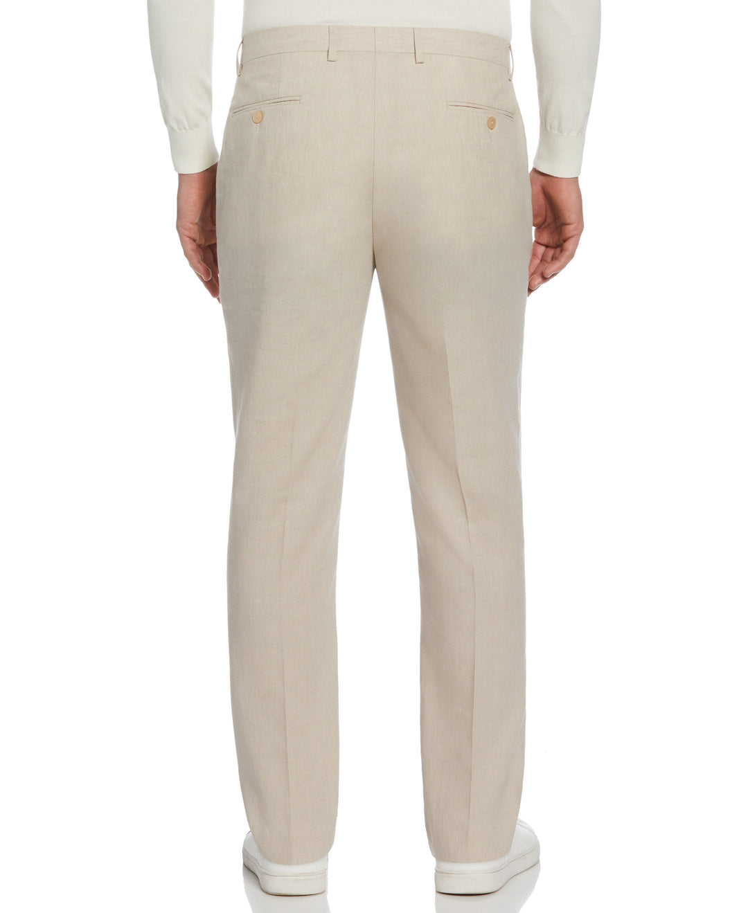 Slim Fit Linen Blend Suit Pant – Perry Ellis