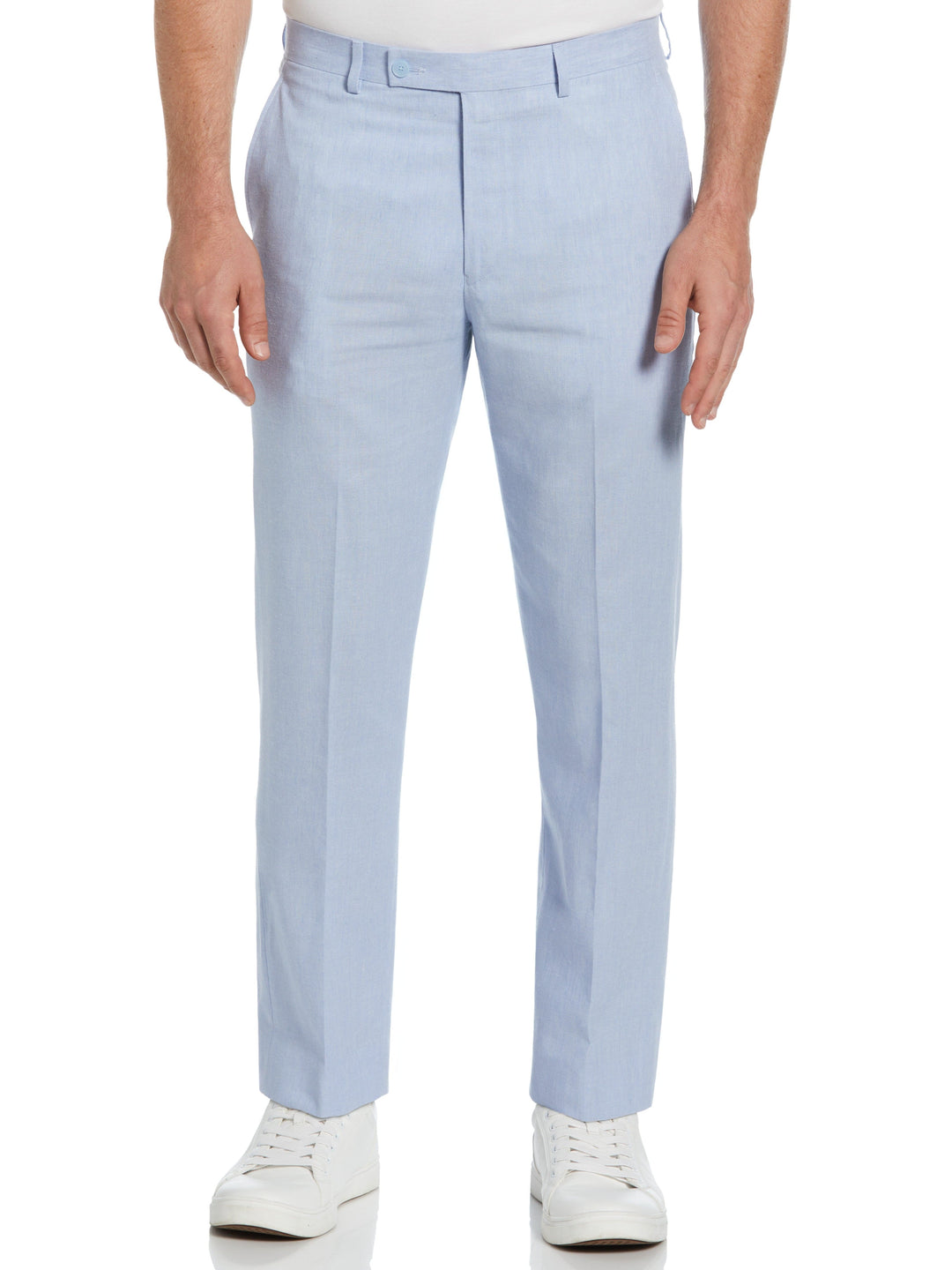 Blue Linen Blend Suit Pant (Light Blue) 
