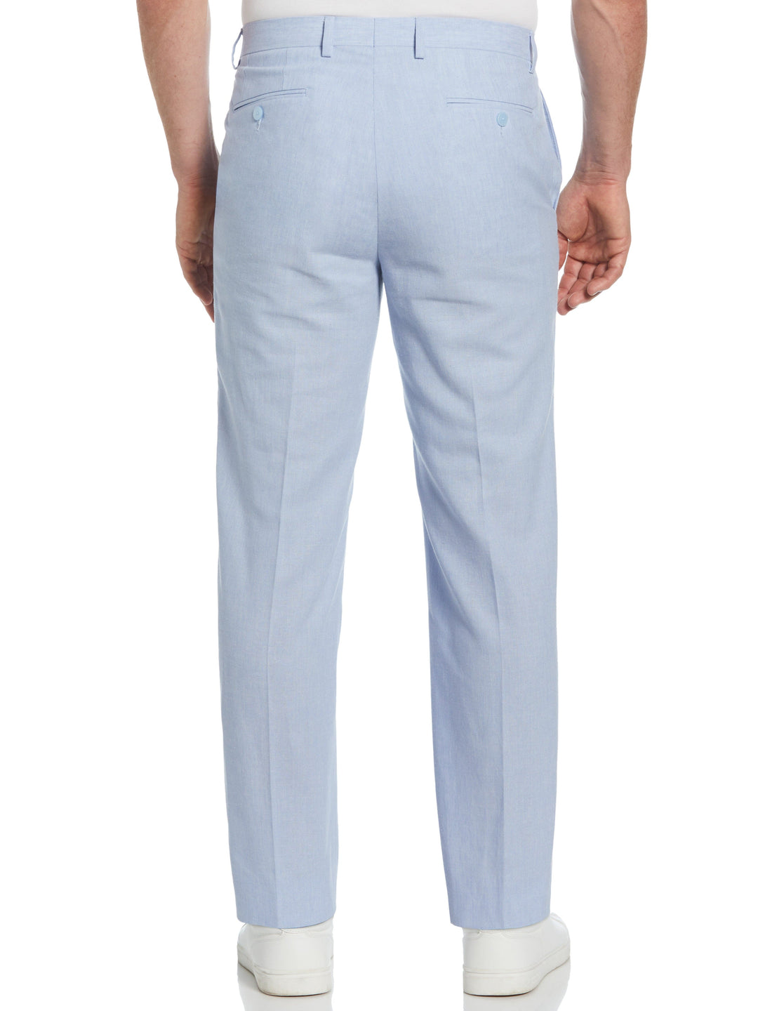 Blue Linen Blend Suit Pant (Light Blue) 