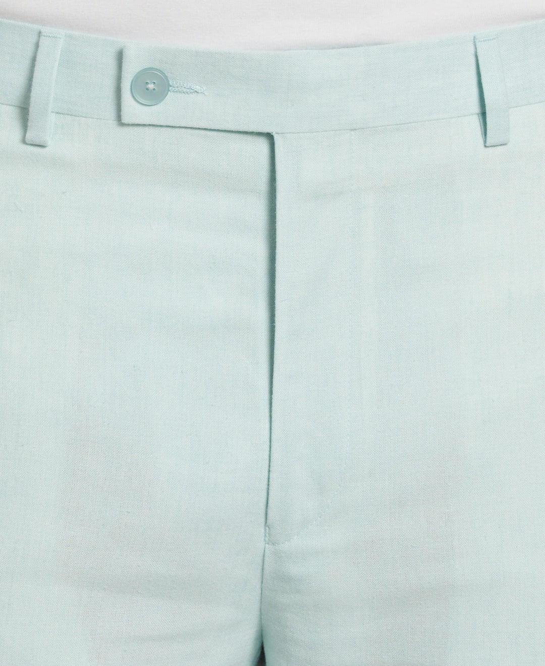 Green Linen Blend Suit Pant (Light Green) 