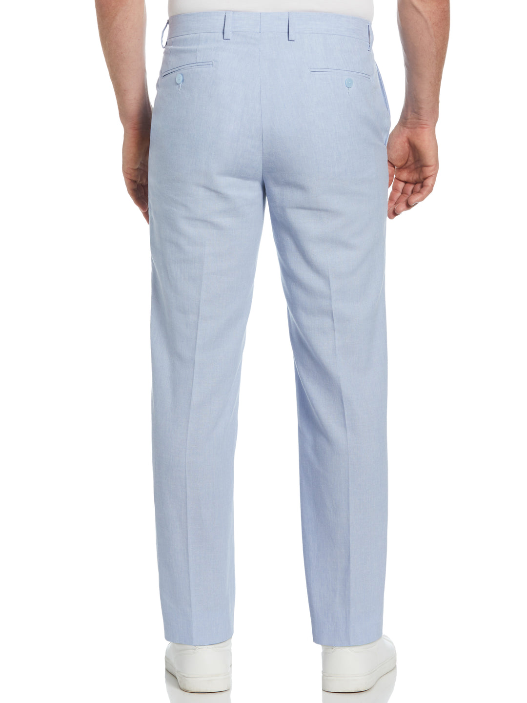 Blue Linen Blend Suit Pant (Light Blue) 