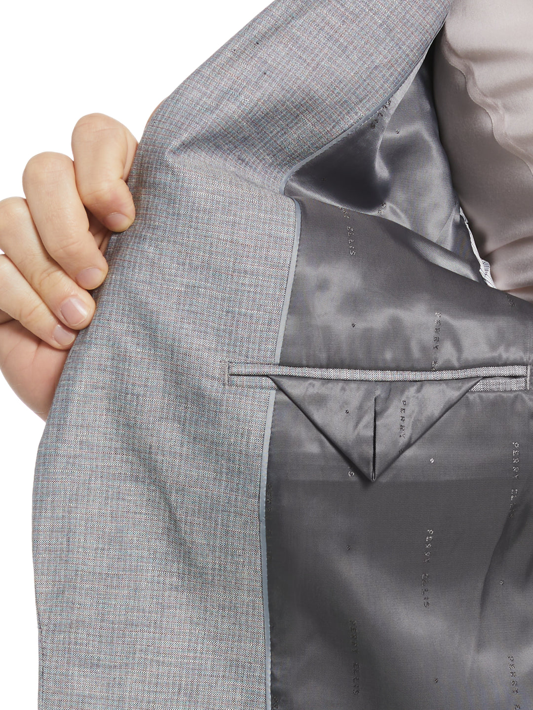 Linen Suit Jacket (Hazy Blue) 
