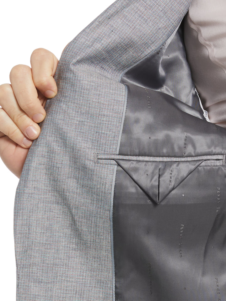 Linen Suit Jacket (Hazy Blue) 