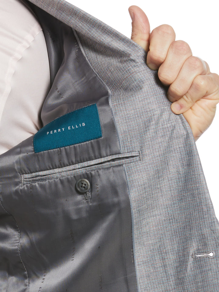 Linen Suit Jacket (Hazy Blue) 