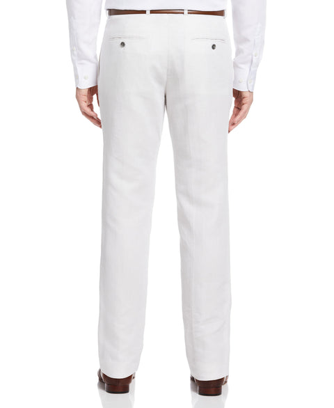 Slim Fit Twill Flat Front Suit Pant (Lunar Rock) 