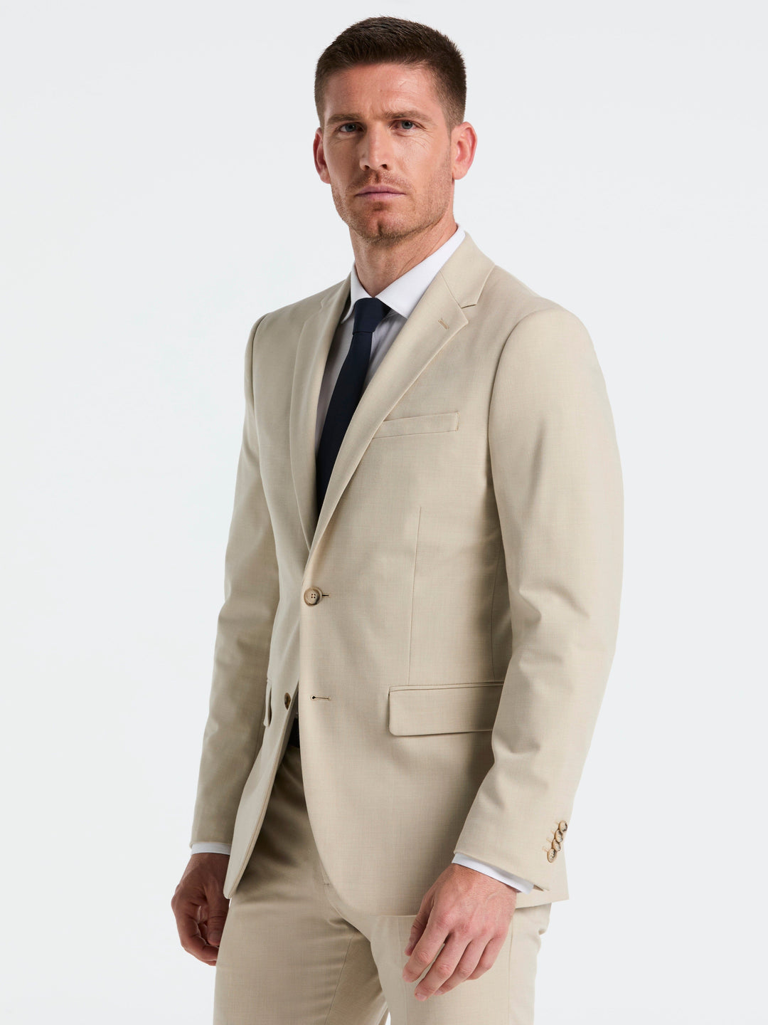 Dobby Louis Slim Fit Suit Jacket (Island Fossil) 