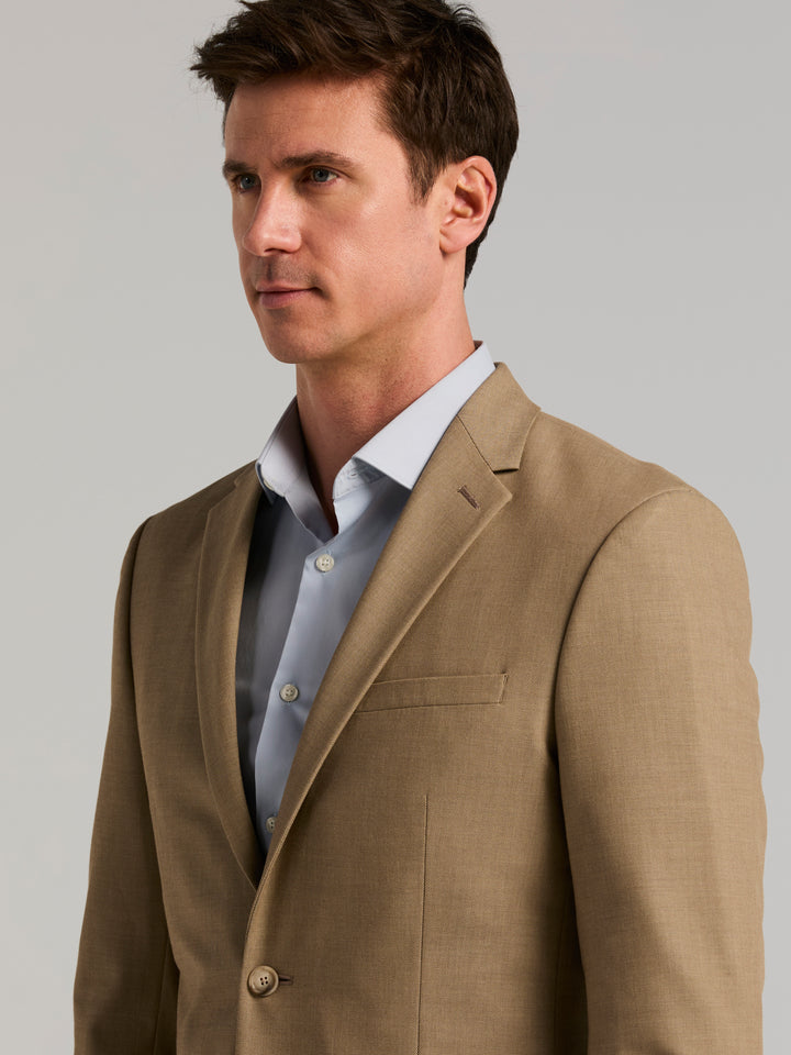 Dobby Louis Slim Fit Suit Jacket (Lead Gray) 