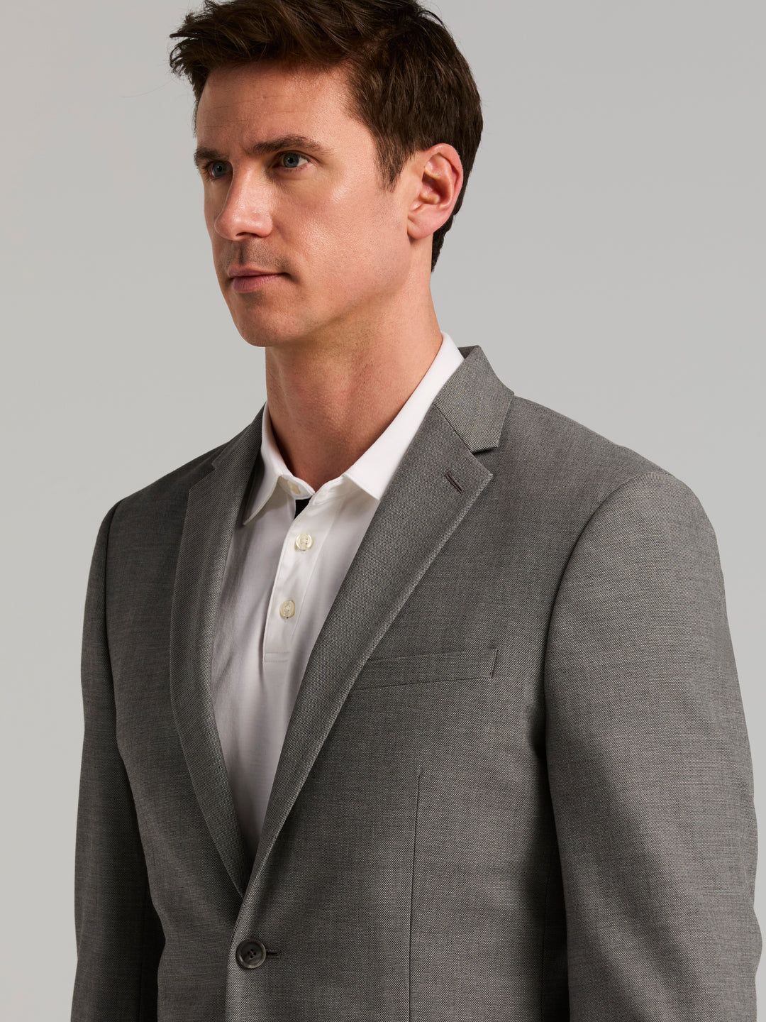 Dobby Louis Slim Fit Suit Jacket (Sharkskin) 
