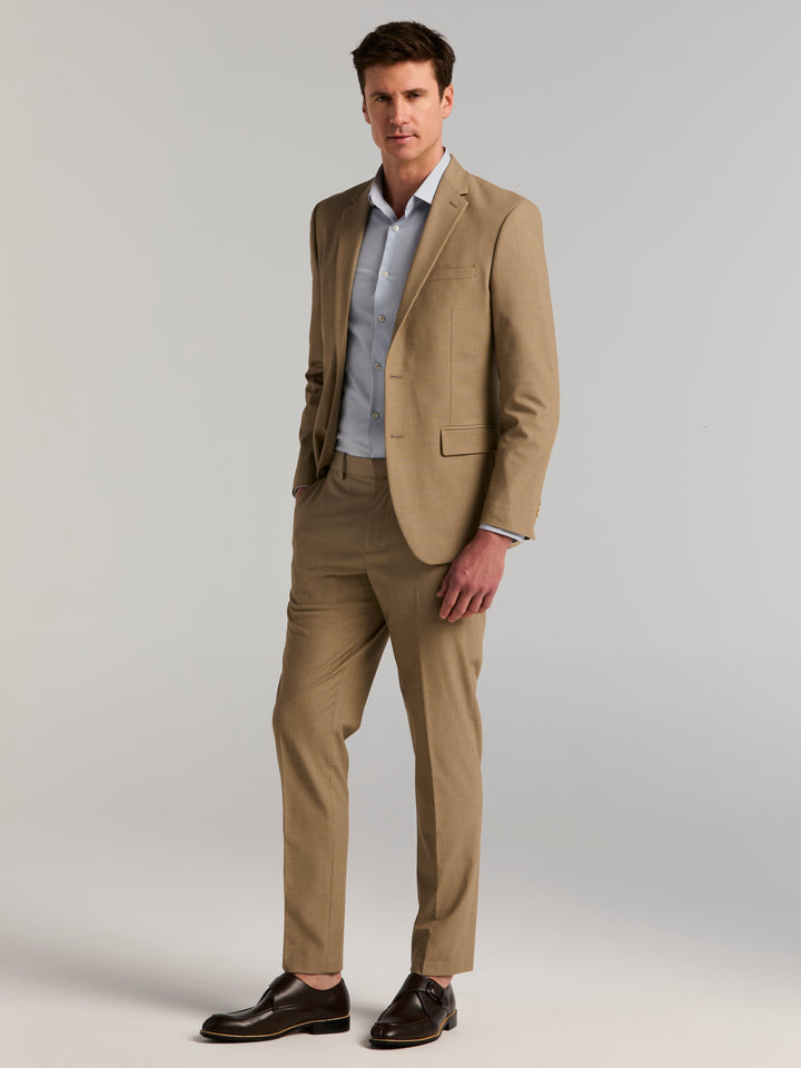 Dobby Louis Slim Fit Suit Pants (Lead Gray) 