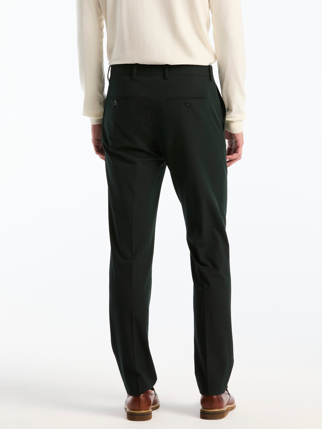 Dobby Louis Slim Fit Suit Pants (Pine) 