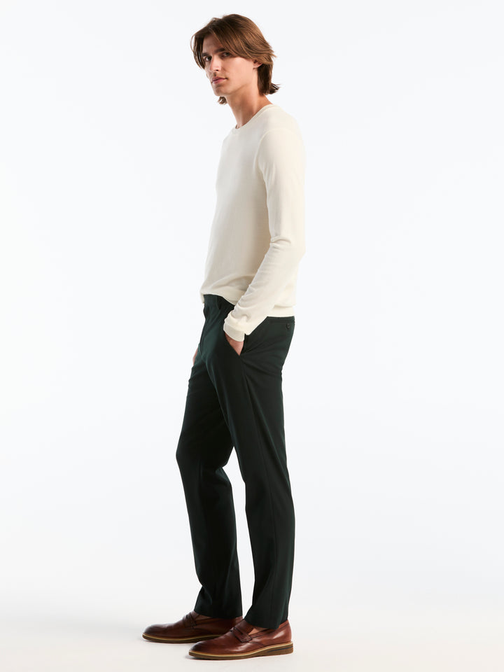 Dobby Louis Slim Fit Suit Pants (Pine) 