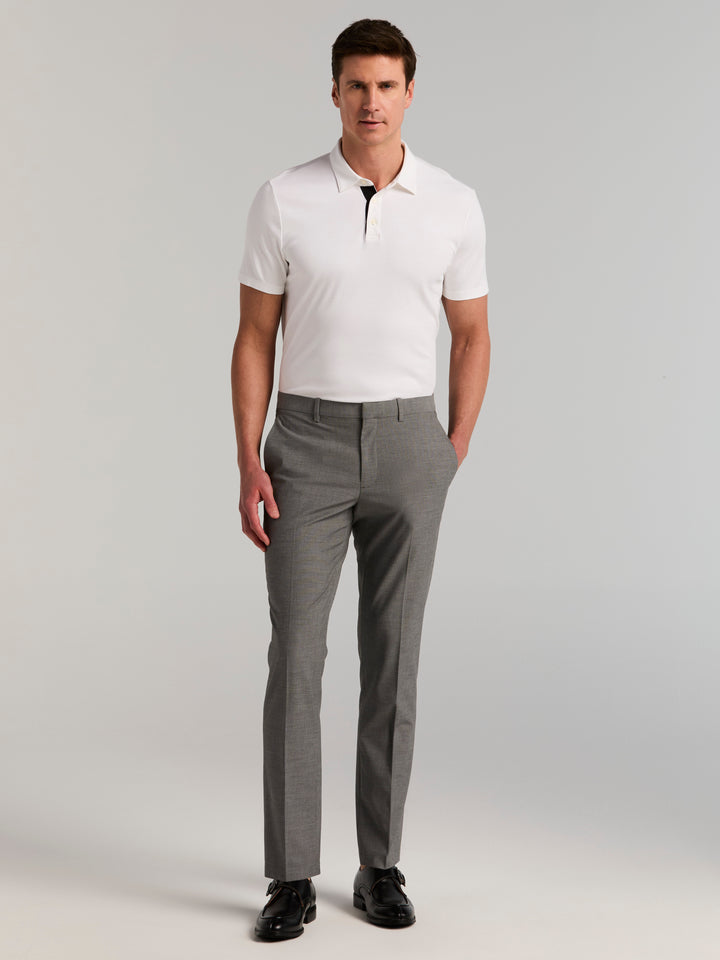 Dobby Louis Slim Fit Suit Pants (Sharkskin) 