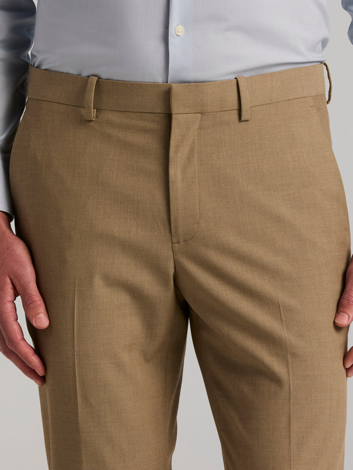 Dobby Louis Slim Fit Suit Pants (Lead Gray) 
