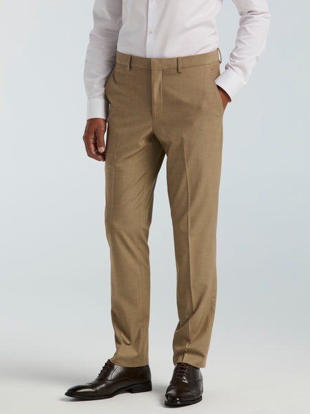 Perry Ellis Men's Slim Fit Louis Suit Pants in Total Eclipse/multi, Size 34, Polyester/Elastane/Viscose