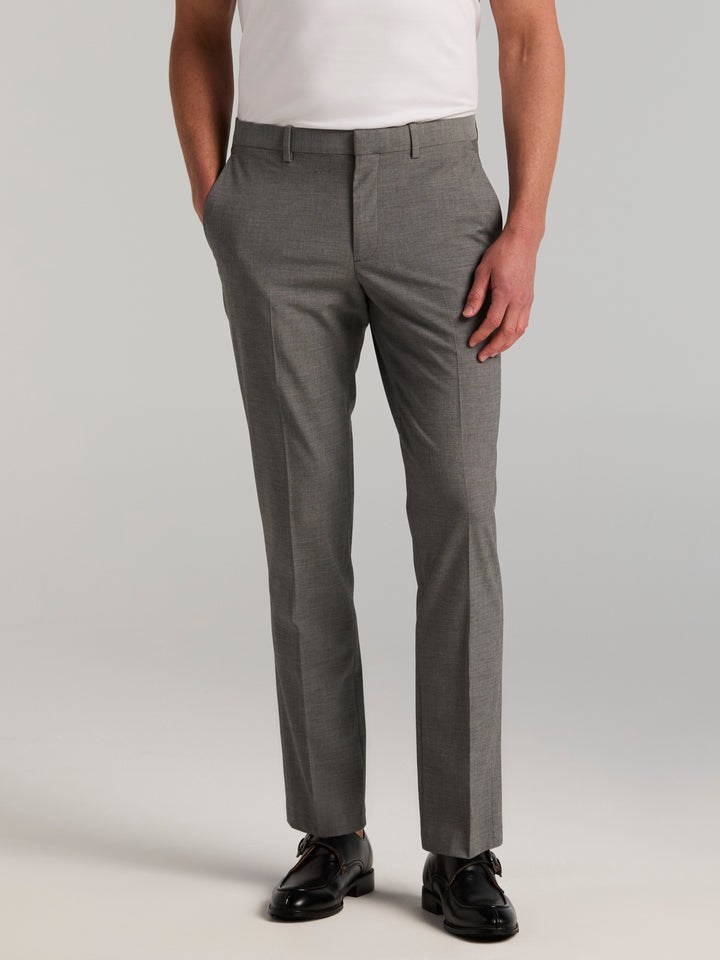 Dobby Louis Slim Fit Suit Pants (Sharkskin) 