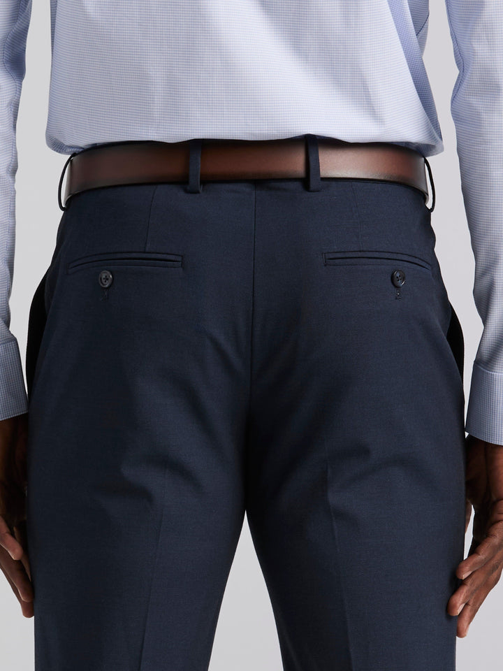 Dobby Louis Slim Fit Suit Pants (Total Eclipse) 