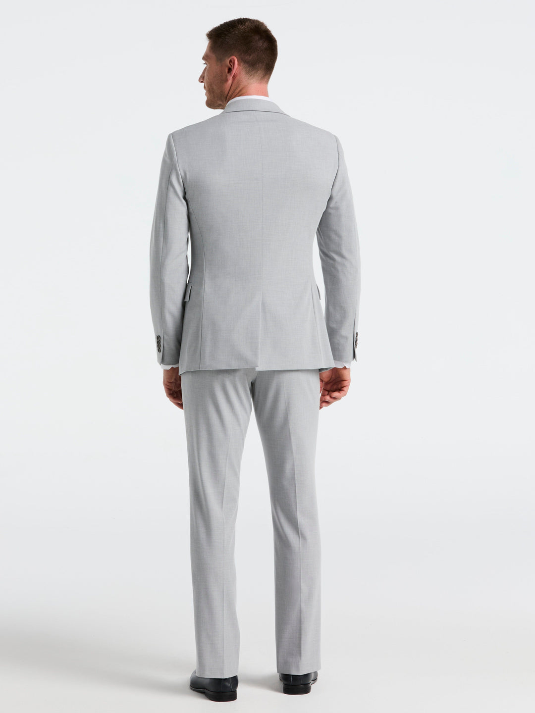 Dobby Louis Slim Fit Suit Pants (Felt Grey) 