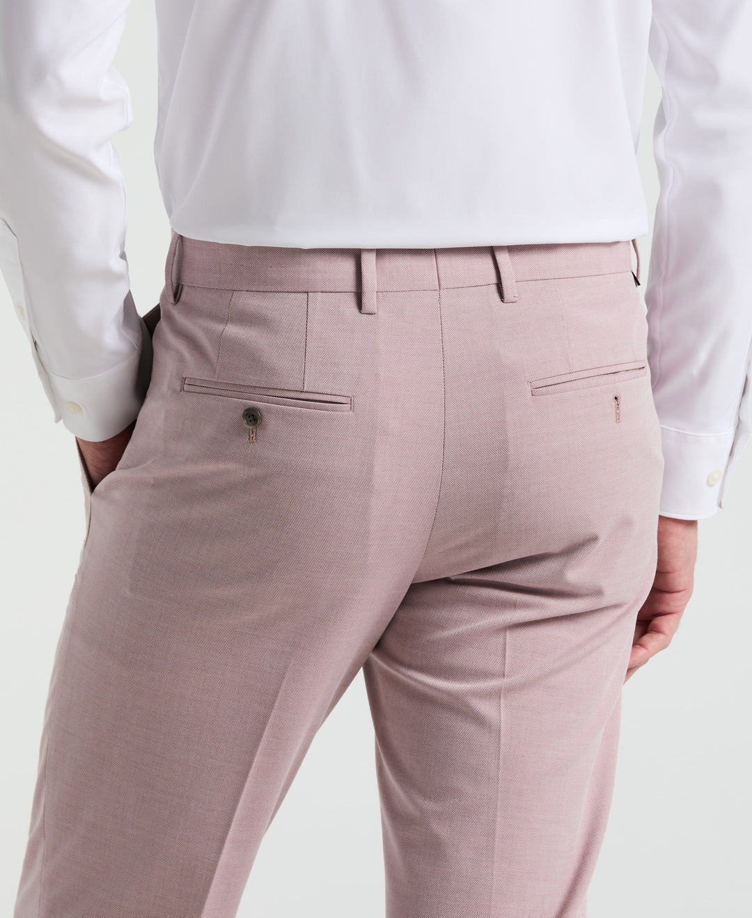 Dobby Louis Slim Fit Suit Pants (Orchid Ice) 