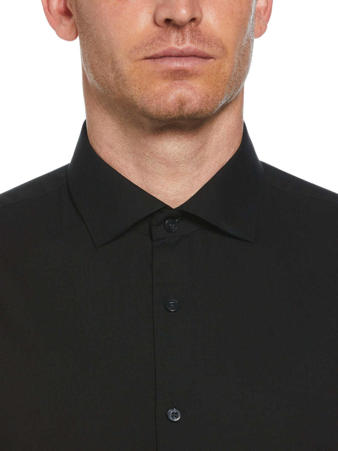 Lux Tencel Twill Shirt (Black) 