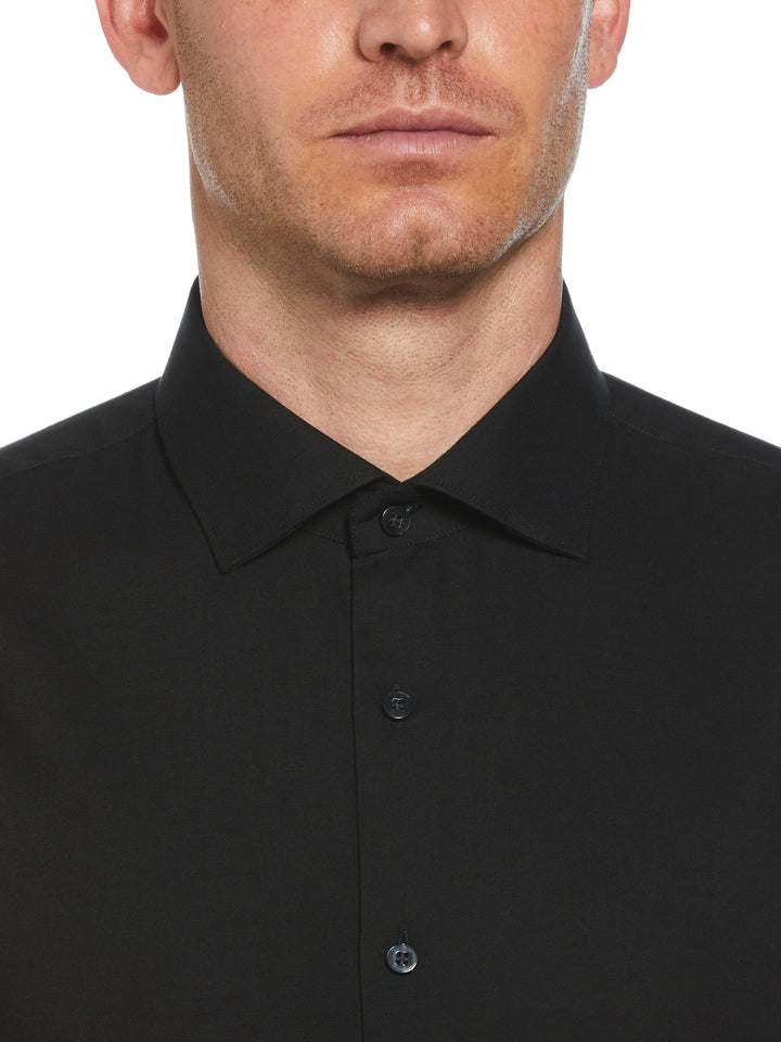 Lux Tencel Twill Shirt (Black) 