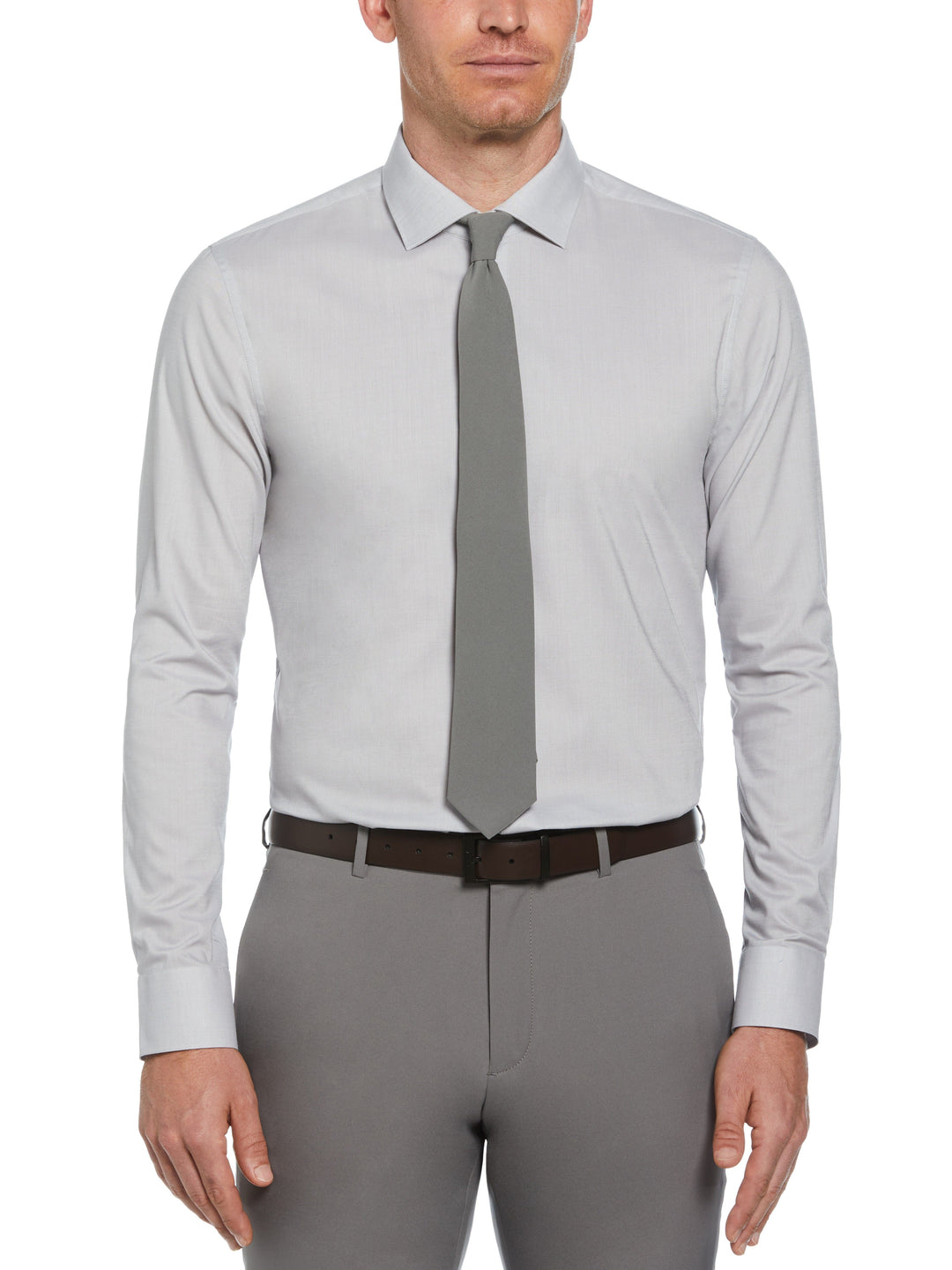 Lux Tencel Twill Shirt (Light Grey) 
