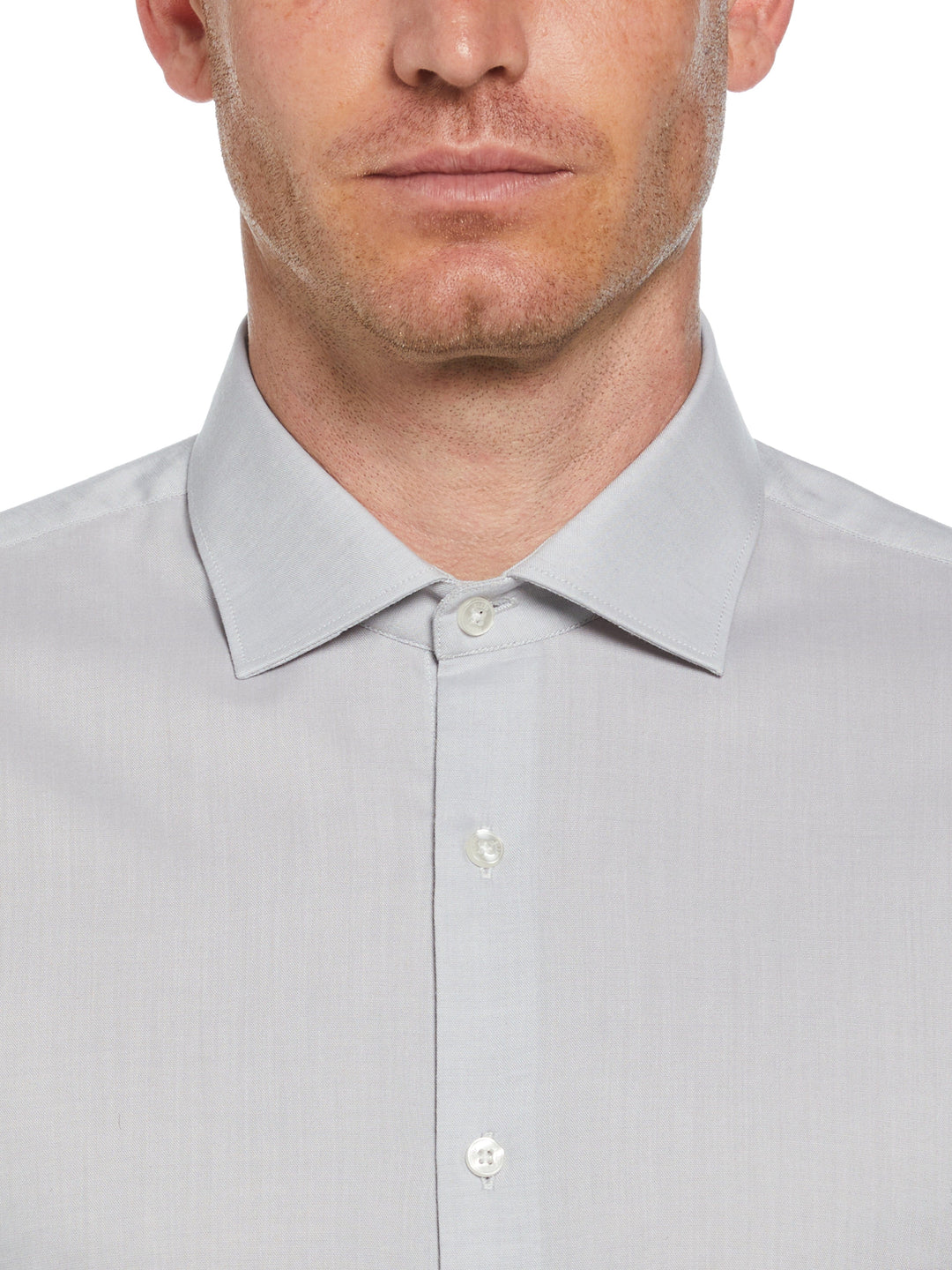 Lux Tencel Twill Shirt (Light Grey) 