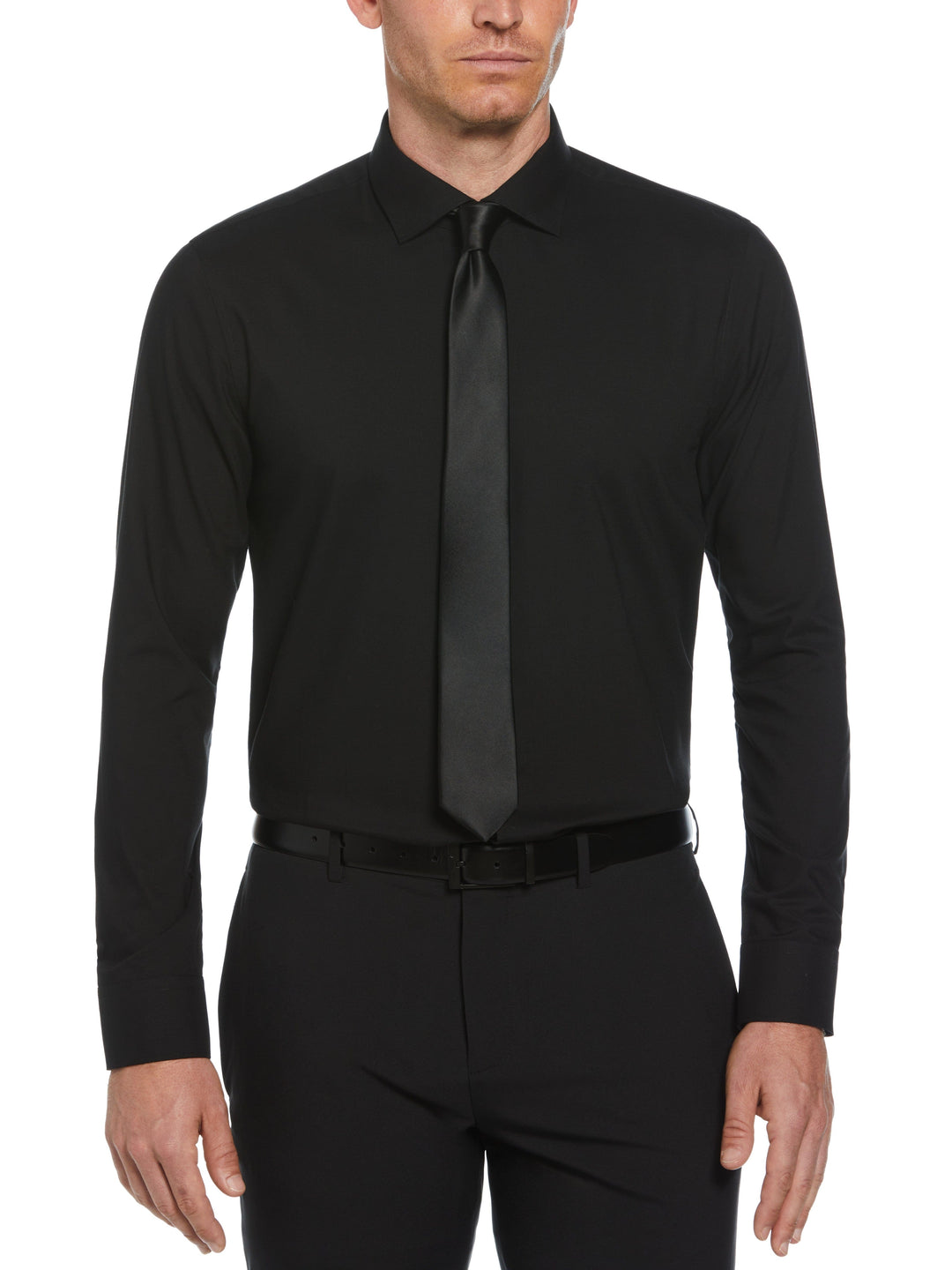 Lux Tencel Twill Shirt (Black) 