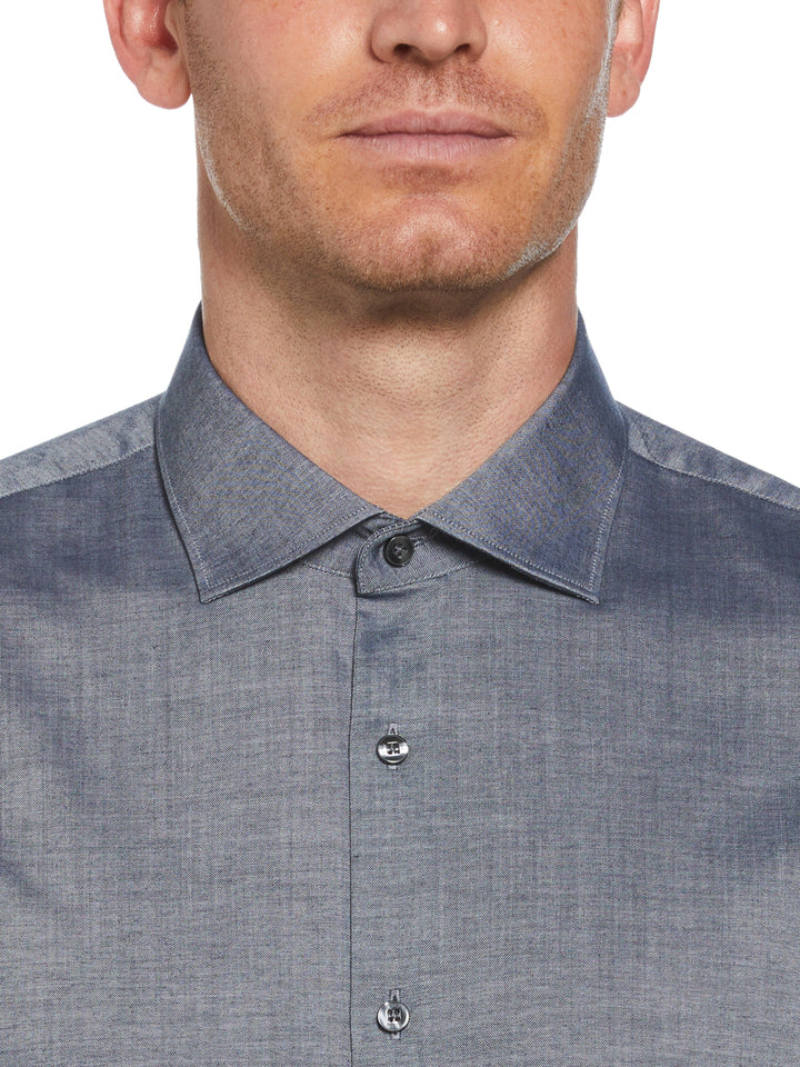 Lux Tencel Twill Shirt (Dark Navy) 
